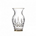 Waterford Crystal Lismore Essence Gold 8" Vase